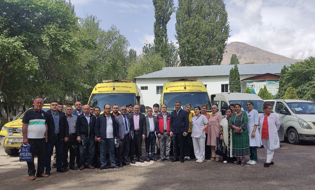 The Caravan of Health arrives in the Gorno Badakhshan Autonomous